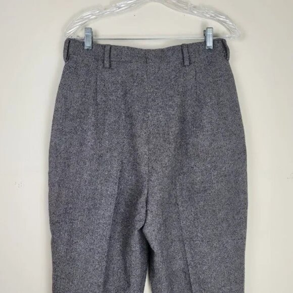 Billy Reid Cropped Pleated Wool Pants - Picture 7 of 10